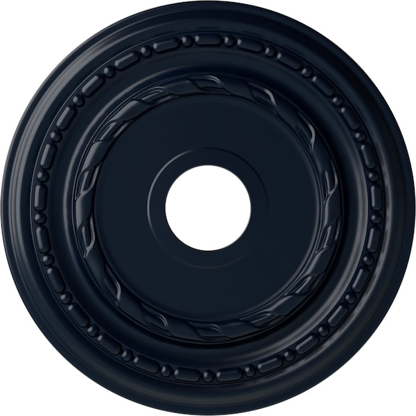 Ekena Millwork Dublin Ceiling Medallion (Canopies up to 5 1/8"), 17 7/8"OD x 3 5/8"ID x 1 1/4"P, Midnight Dream CM17DUMDF - main